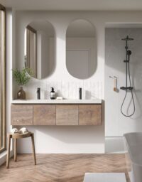 Sani-Dump - japandi badkamer