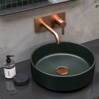 Sani-Dump - Gekleurde wastafel (1)