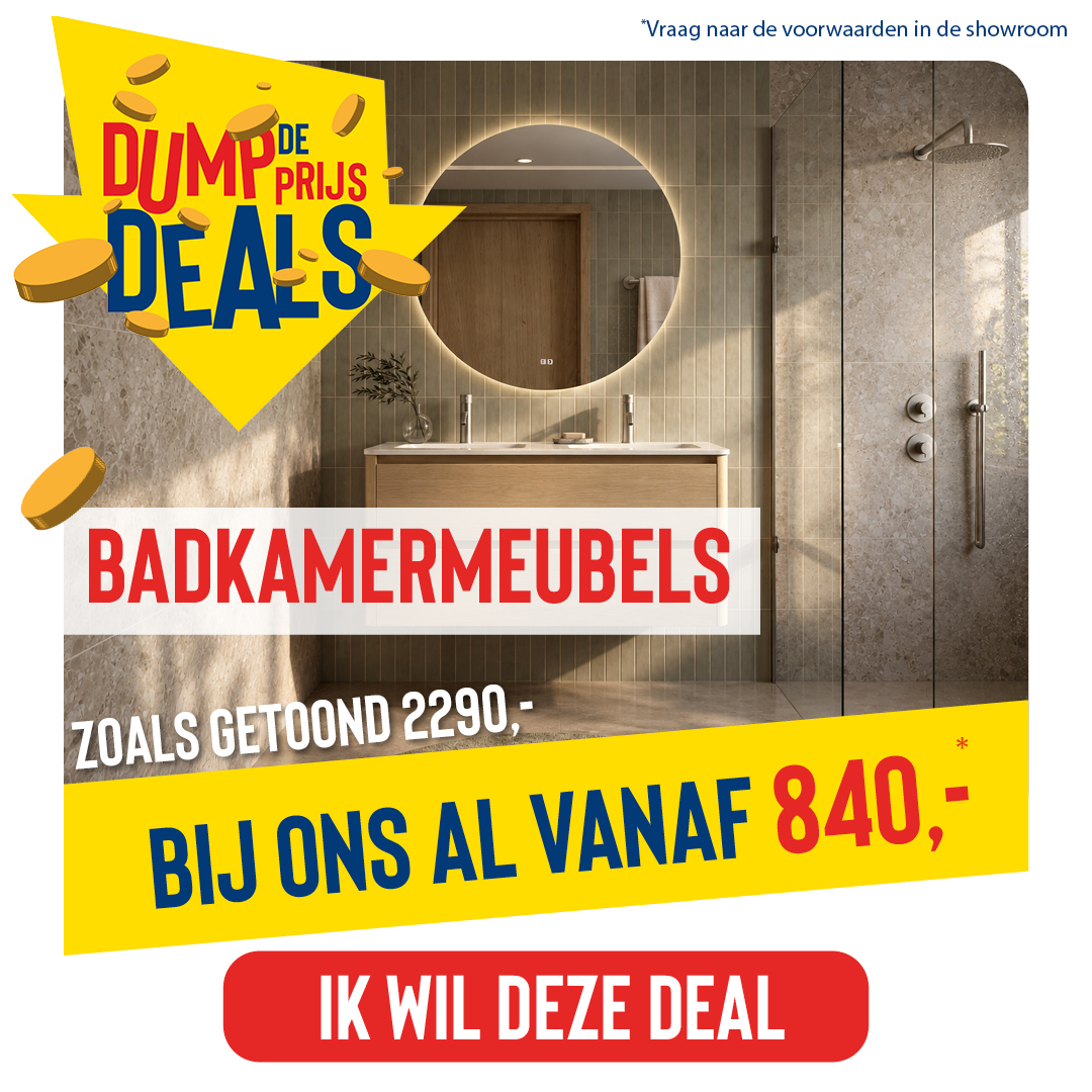 Badkamermeubels vanaf 840 euro